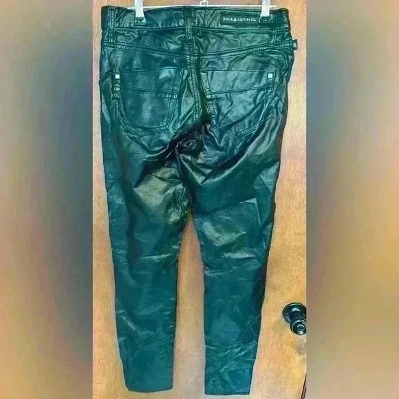 Rock & Republic Faux Leather Pants Women - Picture 2 of 4